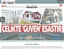 Tablet Screenshot of bursaguvendemir.com